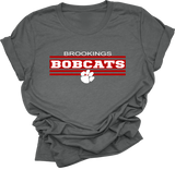 Brookings Bobcat TShirt - Apparel - Spiritwear - High School - Brookings South Dakota Bobcats - (0016)