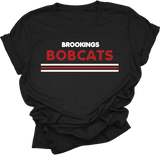 Brookings Bobcat TShirt - Apparel - Spiritwear - High School - Brookings South Dakota Bobcats - (0008)