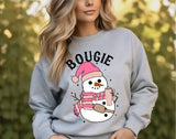 Christmas Boujie Snowman Crewneck Sweatshirt, Holiday Sweater, Trending Christmas Sweatshirt