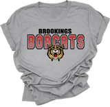 Brookings Bobcat TShirt - Apparel - Spiritwear - High School - Brookings South Dakota Bobcats (0001)