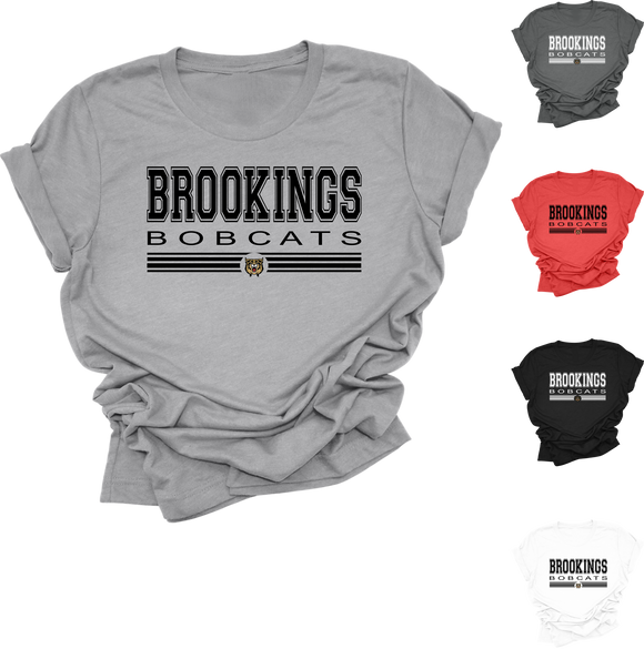 Brookings Bobcat TShirt - Apparel - Spiritwear - High School - Brookings South Dakota Bobcats - (0012)