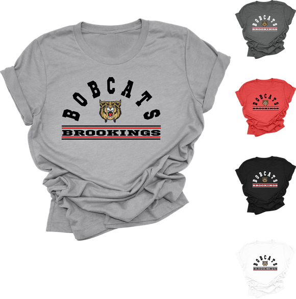 Brookings Bobcat TShirt - Apparel - Spiritwear - High School - Brookings South Dakota Bobcats - (0013)