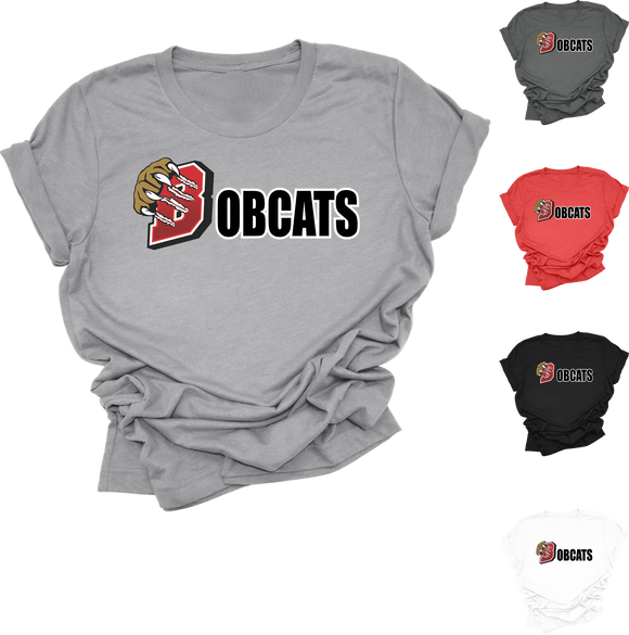 Brookings Bobcat TShirt - Apparel - Spiritwear - High School - Brookings South Dakota Bobcats - (0021)