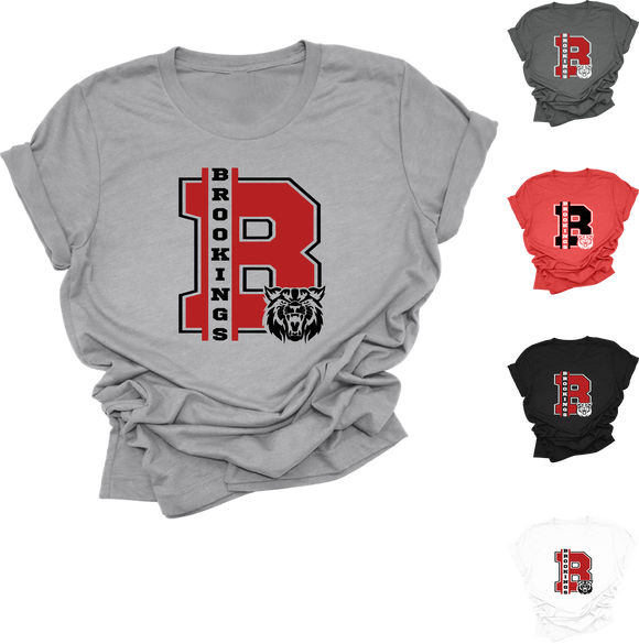 Brookings Bobcat TShirt - Apparel - Spiritwear - High School - Brookings South Dakota Bobcats - (0015)