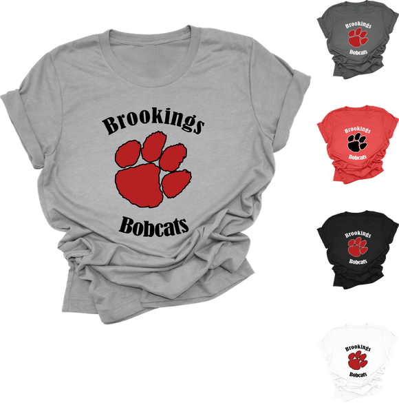 Brookings Bobcat TShirt - Apparel - Spiritwear - High School - Brookings South Dakota Bobcats - (0018)