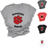 Brookings Bobcat TShirt - Apparel - Spiritwear - High School - Brookings South Dakota Bobcats - (0018)