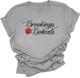 Brookings Bobcat TShirt - Apparel - Spiritwear - High School - Brookings South Dakota Bobcats - (0011)