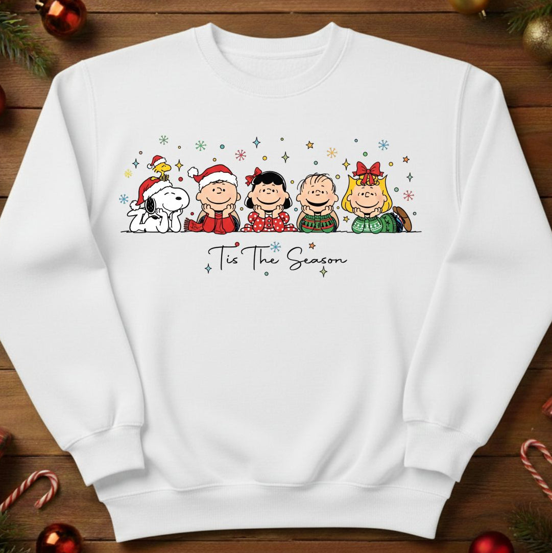 Classic Peanuts Gang Holiday Sweatshirt / Tshirt (0003)