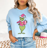 Stanley Cup Boujie Grinch, Crewneck Sweatshirt, Holiday Sweater, Trending Christmas Sweatshirt (0209)