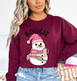 Christmas Boujie Snowman Crewneck Sweatshirt, Holiday Sweater, Trending Christmas Sweatshirt