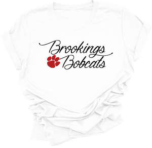 Brookings Bobcat TShirt - Apparel - Spiritwear - High School - Brookings South Dakota Bobcats - (0011)