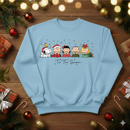 Classic Peanuts Gang Holiday Sweatshirt / Tshirt (0003)