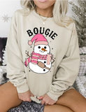 Christmas Boujie Snowman Crewneck Sweatshirt, Holiday Sweater, Trending Christmas Sweatshirt