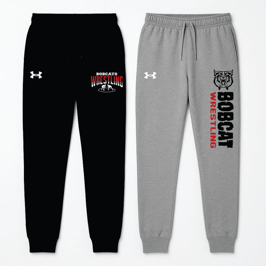 Adult UNDER ARMOUR Joggers - Bobcat Wrestling