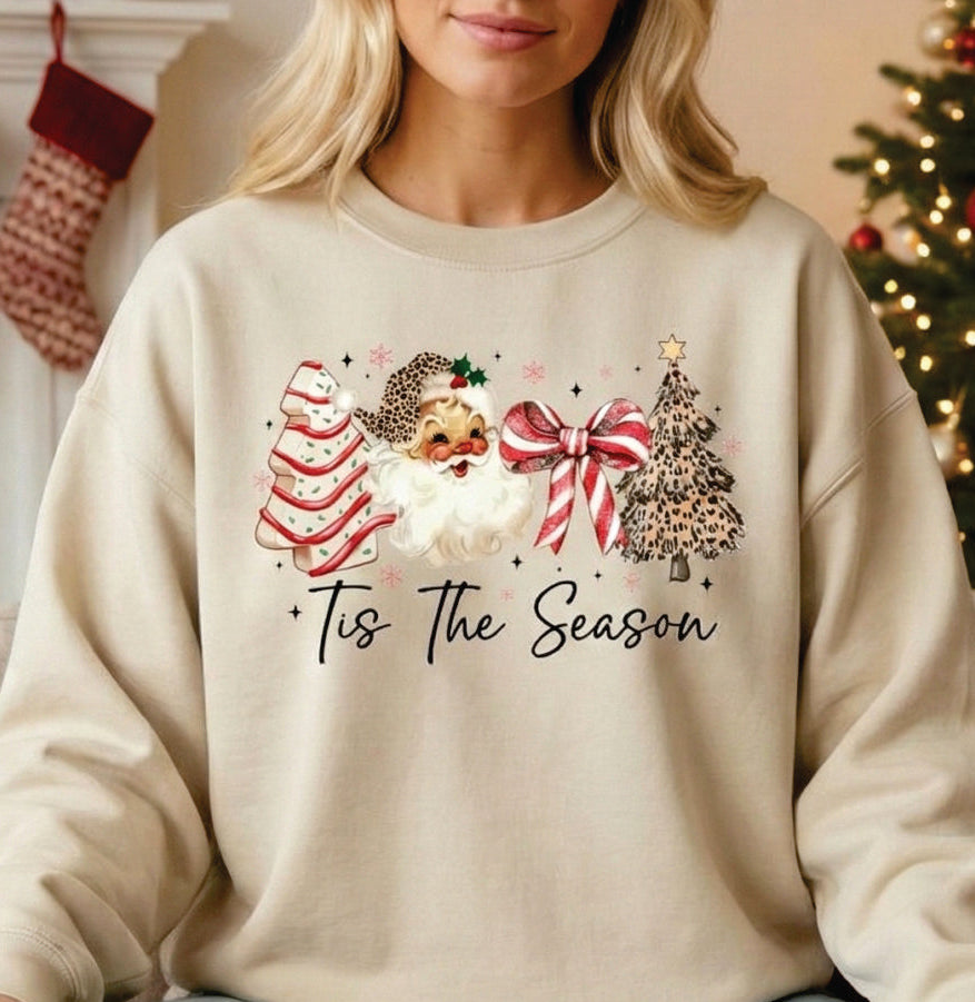 'Tis The Season Graphic Christmas Crewneck