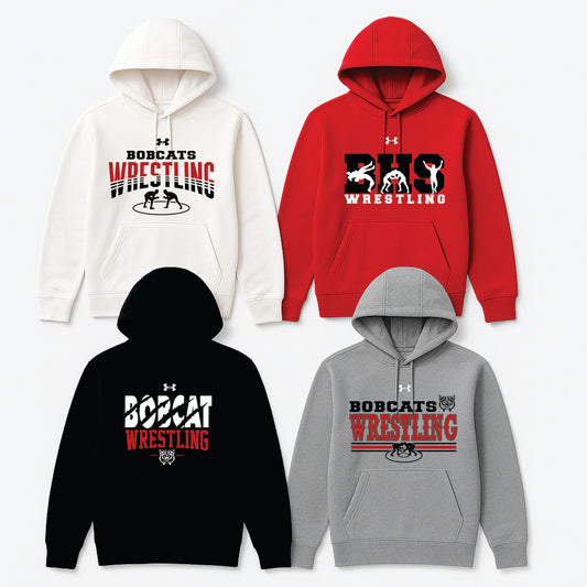 UNDER ARMOUR - Bobcat Wrestling Hoodies
