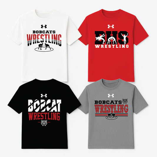 UNDER ARMOUR - Bobcat Wrestling Tshirts