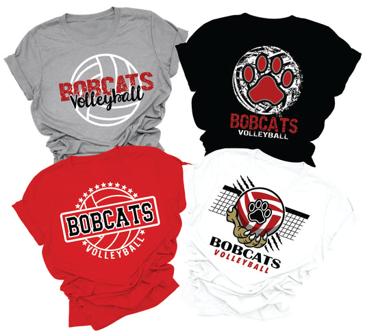 Bobcats Volleyball Tshirts