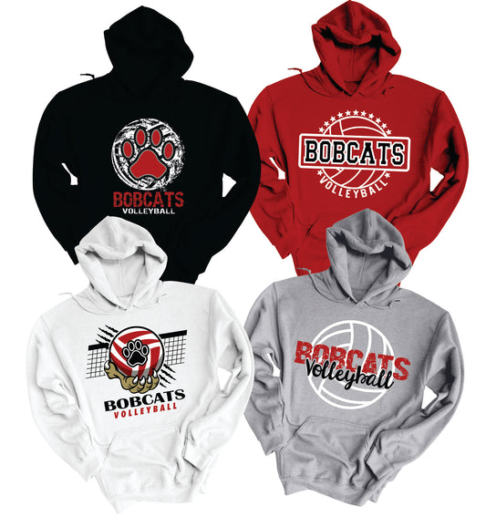 Bobcats Volleyball Hoodies