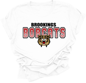 Brookings Bobcat TShirt - Apparel - Spiritwear - High School - Brookings South Dakota Bobcats (0001)