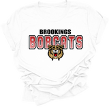 Brookings Bobcat TShirt - Apparel - Spiritwear - High School - Brookings South Dakota Bobcats (0001)