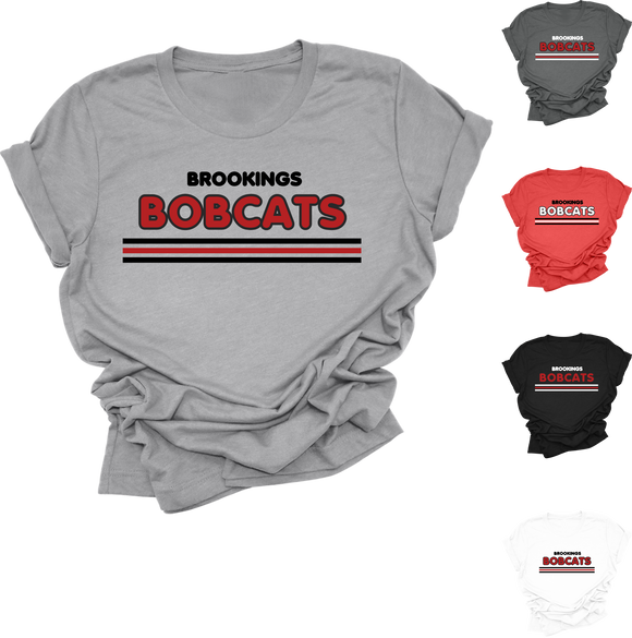 Brookings Bobcat TShirt - Apparel - Spiritwear - High School - Brookings South Dakota Bobcats - (0008)